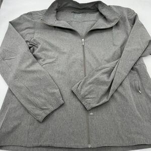 Hang Ten Gray UPF 50+ Long Sleeve Full Zip Jacket Men’s 2XL